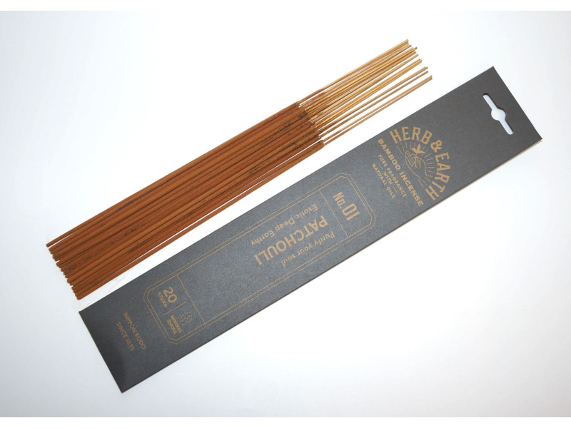 Vonné tyčinky - Herb and Earth PATCHOULI, Nippon Kodo
