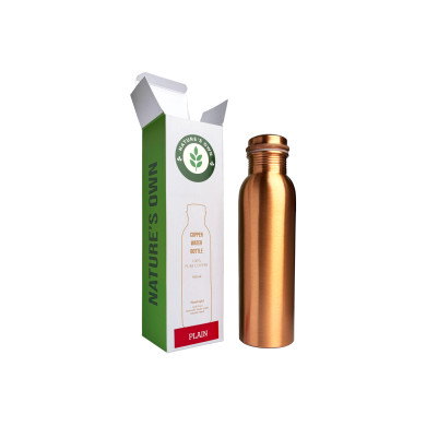 Měděná láhev na vodu vzor Hladký, 950 ml, Nature's Own