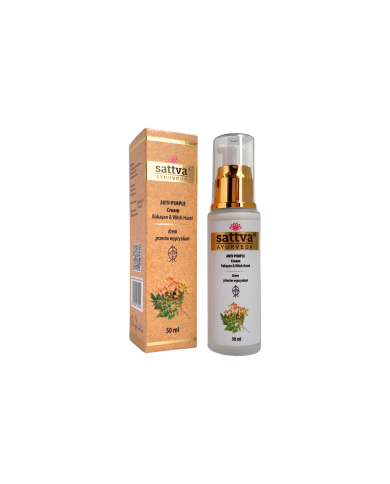 Ájurvédský krém proti akné a pupínkům, 50 ml, Sattva