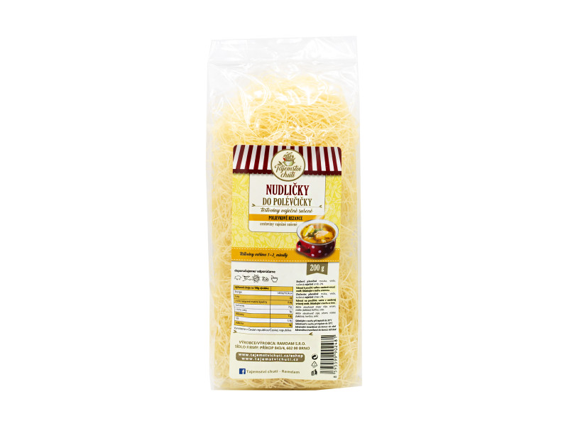 Nudličky do polívčičky, 200 g, RAMDAM