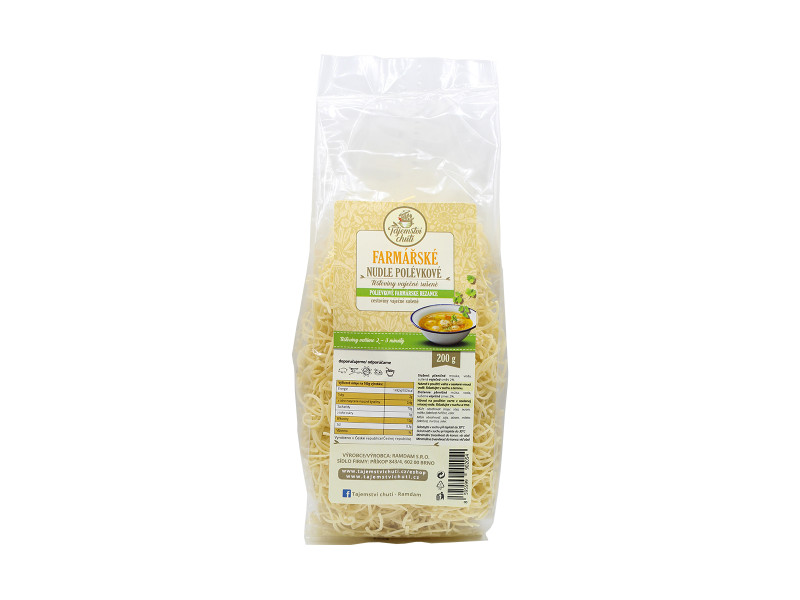 Nudle farmářské polévkové, 200 g, RAMDAM