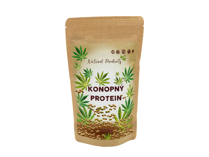 RAW Protein konopný, 250 g, Natural Products