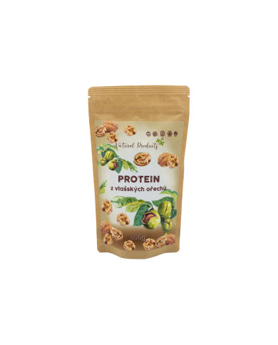 RAW Protein z vlašských ořechů, 250 g, Natural Products