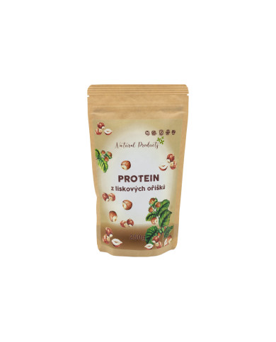 RAW Protein z lískových oříšků, 250 g, Natural Products