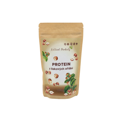 RAW Protein z lískových oříšků, 250 g, Natural Products
