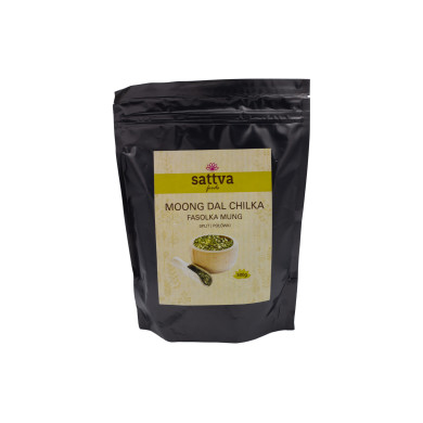 Mung dal Chilka neloupaný půlený, 500 g, Sattva