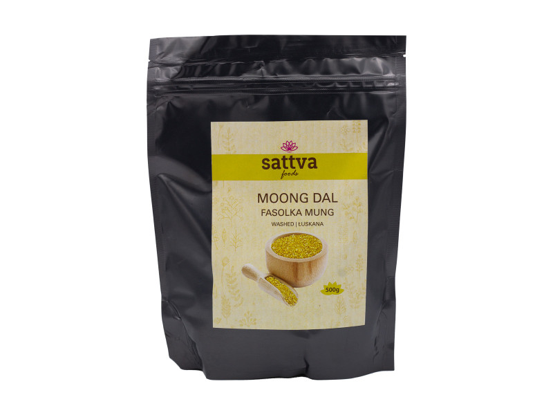 Mung dal loupaný půlený, 500 g, Sattva