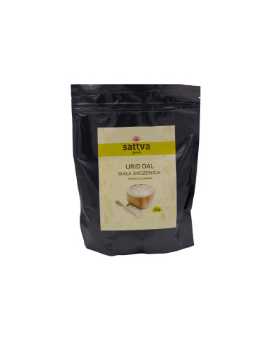 Bílá fazole Urid loupaná, 500 g, Sattva