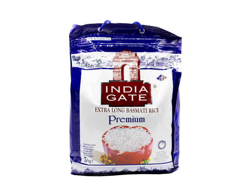 Rýže basmati Premium, 1 kg / 5 kg, India Gate 5 kg Rýže basmati Premium, 1 kg / 5 kg, India Gate 5 kg