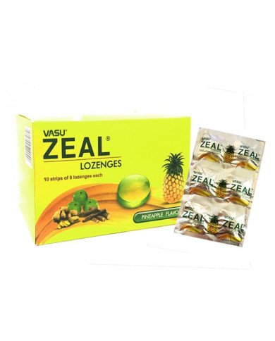 Zeal Ananas, 60 pastilek, VASU