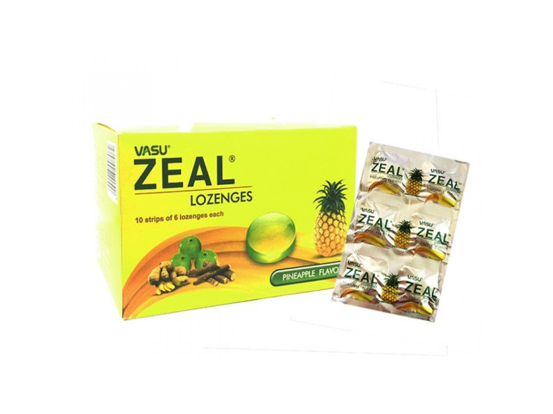 Zeal Ananas, 60 pastilek, VASU