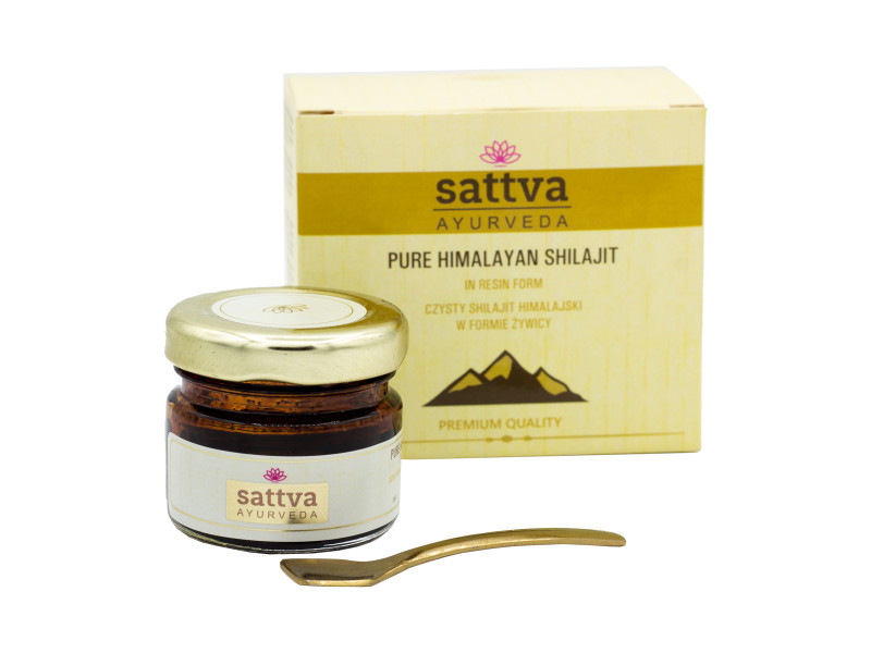 Shilajit (Mumio) himálajský tekutý, 15 g, Sattva