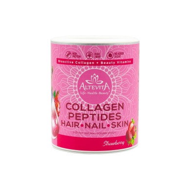Collagen peptides příchuť jahoda, 300 g, Altevita