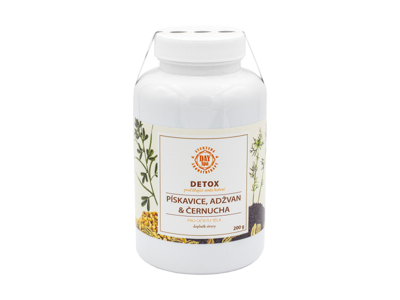 Detox - pískavice, adžvan & černucha, 100 g / 200 g, Day Spa 200 g