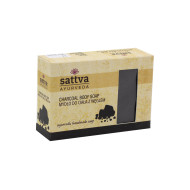 Ájurvédské mýdlo Uhlí, 125 g, Sattva