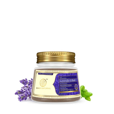 Sůl do koupele Levandule & Tulsi, 200 g, Khadi Natural
