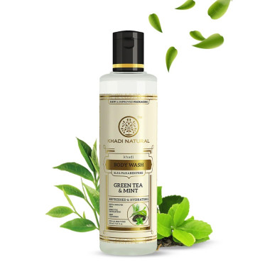 Sprchový gel Zelený čaj & Máta, 210 ml, Khadi Natural