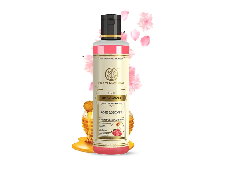 Sprchový gel Růže & Med, 210 ml, Khadi Natural