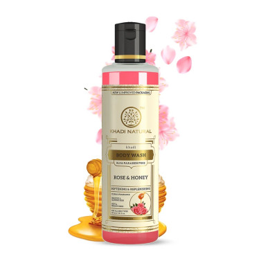 Sprchový gel Růže & Med, 210 ml, Khadi Natural