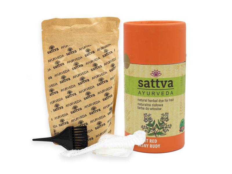 Henna na vlasy - Světle Červená, 150 g, Sattva