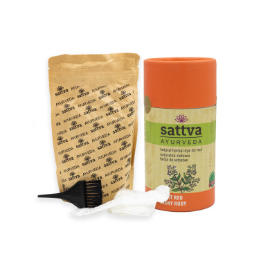 Henna na vlasy - Světle Červená, 150 g, Sattva