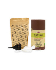 Henna na vlasy - Oříškově Hnědá, 150 g, Sattva