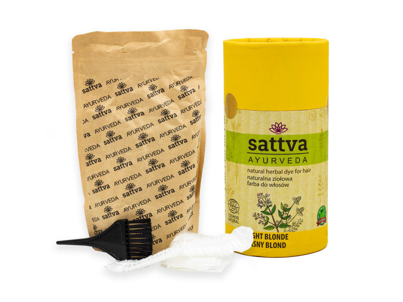 Henna na vlasy - Světlá Blond, 150 g, Sattva