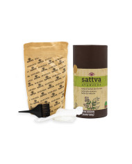 Henna na vlasy - Tmavě Hnědá, 150 g, Sattva
