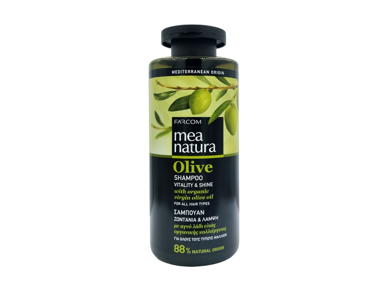 MEA NATURA Šampon olivový - Vitalita a lesk, 300 ml, Farcom