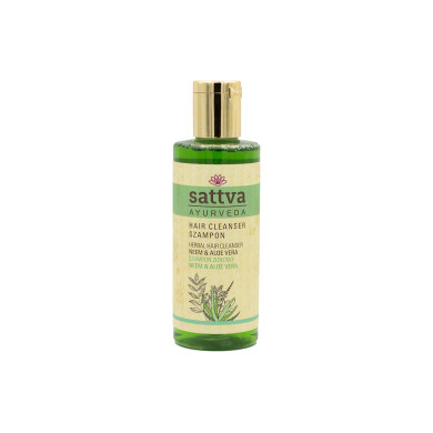 Bylinný vlasový šampon Neem a Aloe Vera, 210 ml, Sattva