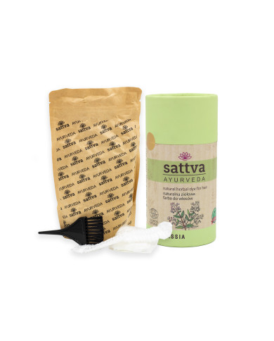 Cassia - bylinná maska na vlasy, 150 g, Sattva