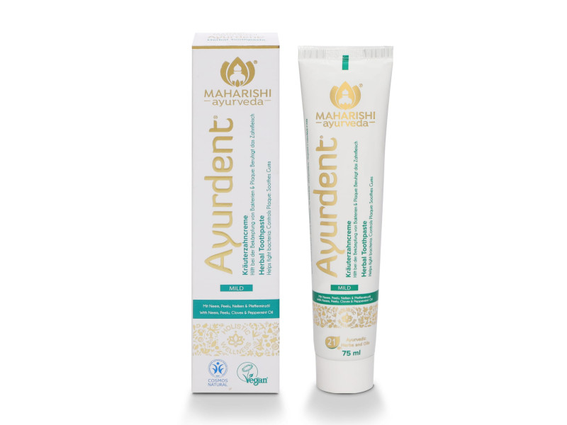 Bylinná zubní pasta Mild, 75 ml, Maharishi Ayurveda