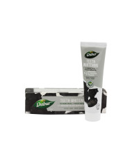 Zubní pasta bělicí s Aktivním uhlím, pepřem a zázvorem, 100 ml, Dabur