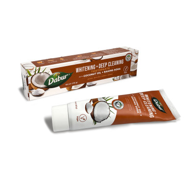 Zubní pasta bělicí s Kokosem a sodou, 100 ml, Dabur