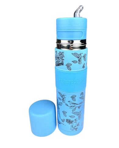 Pajarito Thermos metalic 750 ml, light blue