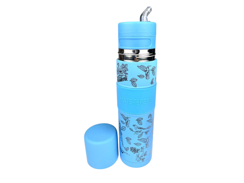 Pajarito Thermos metalic 750 ml, light blue