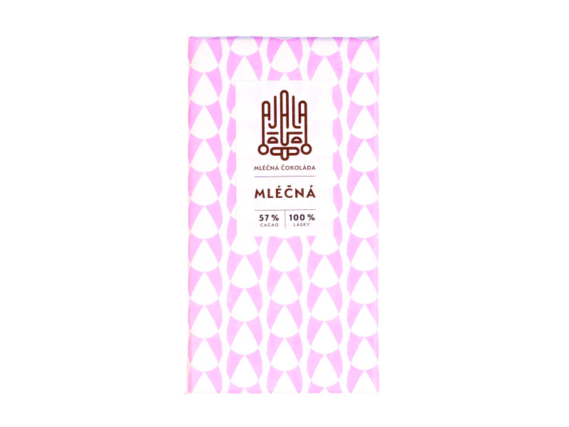 Mléčná  57 % Cacao 100% Lásky