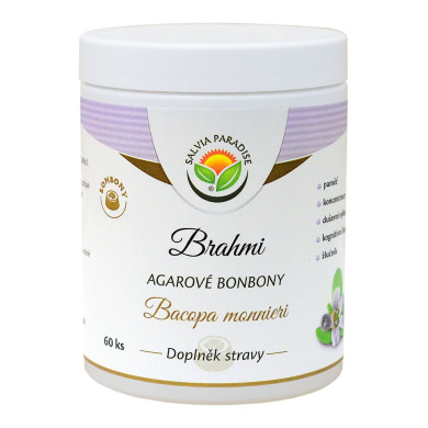 Brahmi - Bacopa monnieri agarové bonbony 60 ks