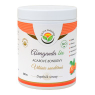 Ašvaganda - vitánie agarové bonbony BIO 60 ks