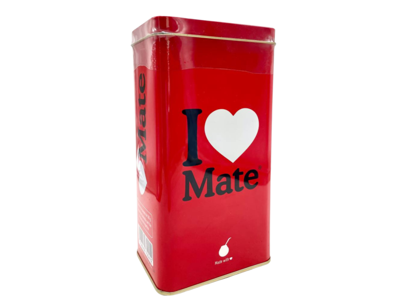 Kraus I love mate tin 500g red