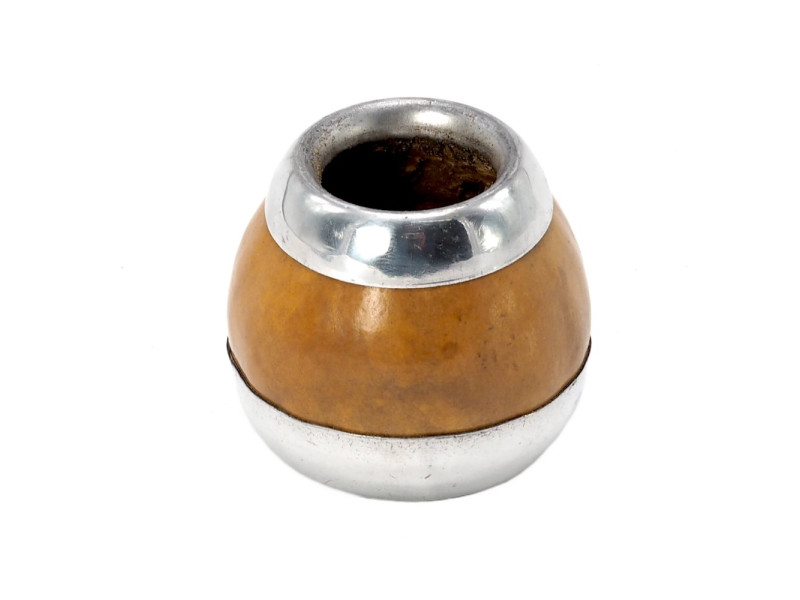 Kalabasa with metal bottom, natural, 80-120 ml