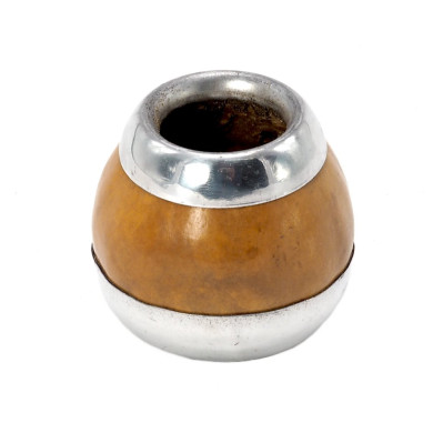 Kalabasa with metal bottom, natural, 80-120 ml