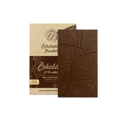 Čokoláda mléčná 51% s tonkou, 45 g - EDICIÓN NUEVA