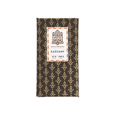 KAŠTANY 57 % Cacao 100 % Lásky