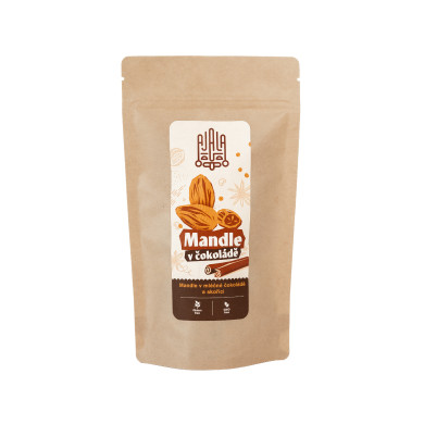 Mandle v mléčné čokoládě a skořici