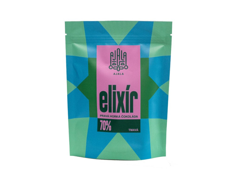 Elixír - pravá horká čokoláda 250 g / Tmavá 70%