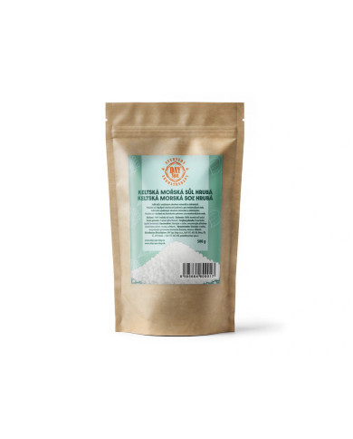 Keltská sůl jídelní mořská hrubá, 500 g