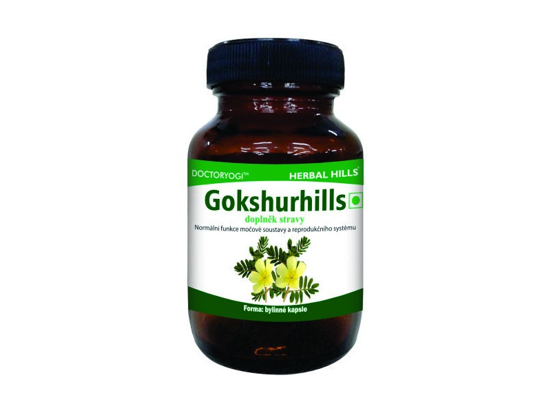 Gokshurhills, 60 kapslí, afrodisiakum, cholesterol, cukr