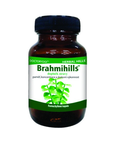 Brahmihills, 60 kapslí, nervové tonikum, paměť