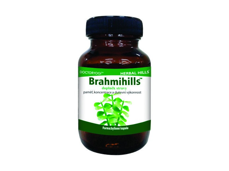 Brahmihills, 60 kapslí, nervové tonikum, paměť